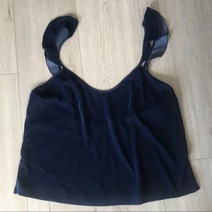 Victoria’s Secret Velvet Flutter Strap Cami